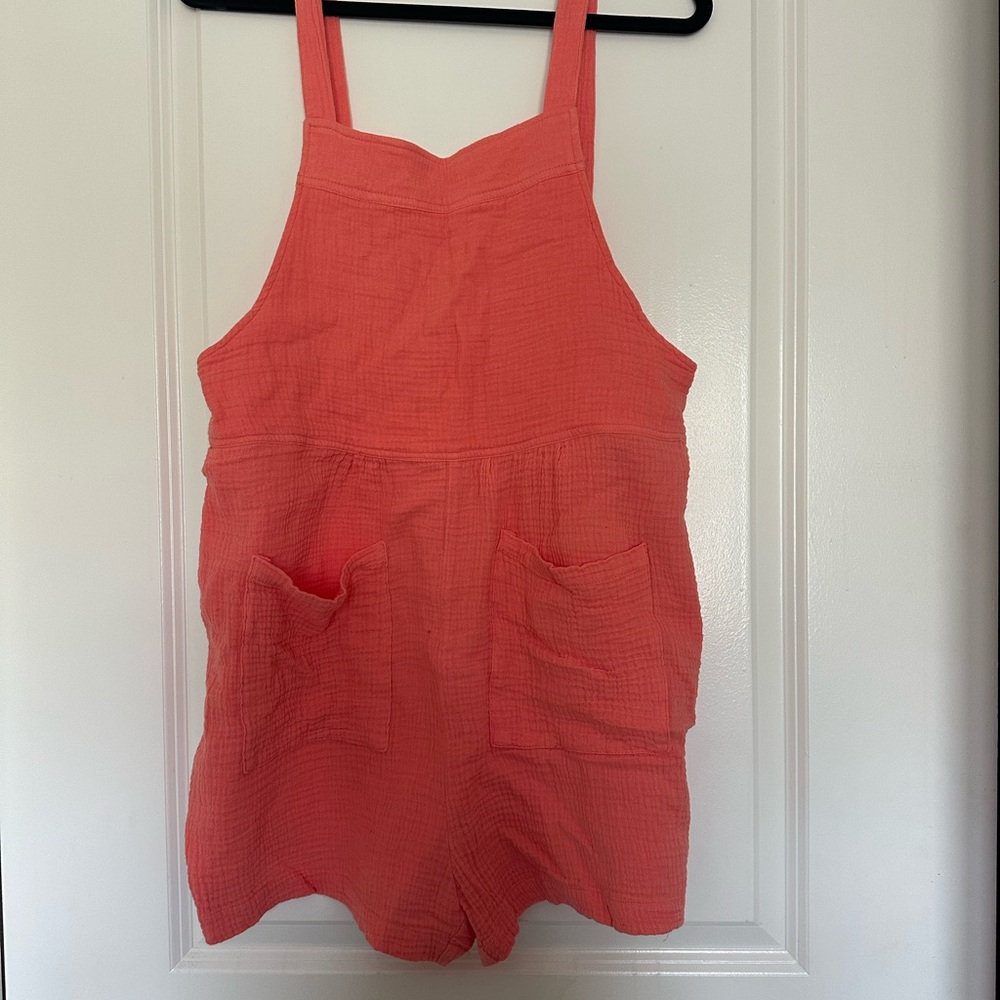 Burnt orange women’s Overalls